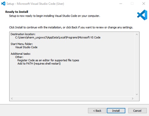 install VS Code