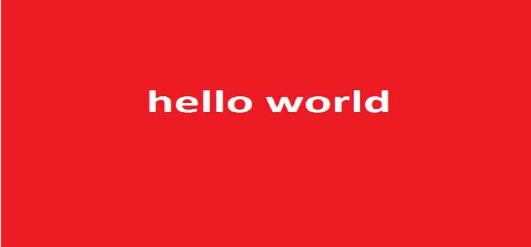 How to Write Hello World Program in C