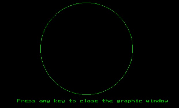 getch() use in graphic program by c programing language