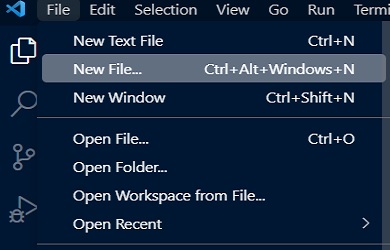 create java file in Visual Studio Code