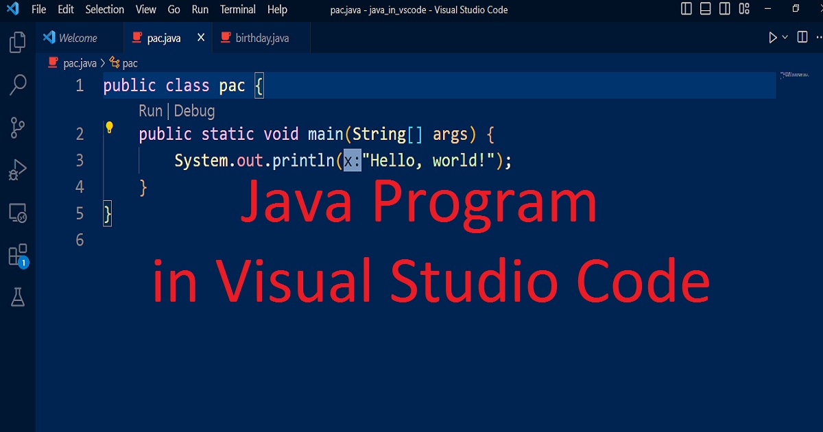 Running Java Colours